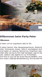 Mobile Screenshot of party-peter.de